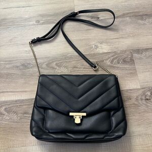 A New Day Black Quilted Crossbody
